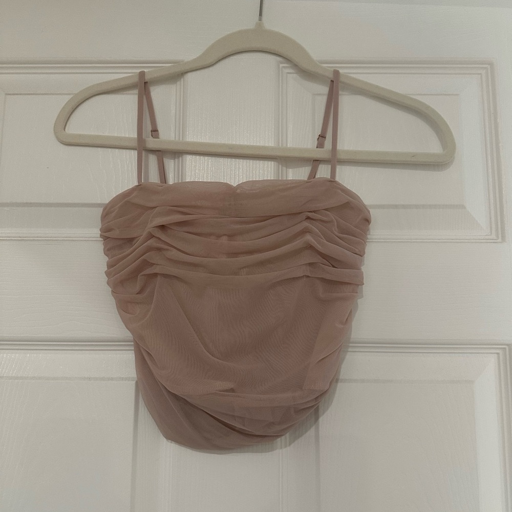 Aritzia Mauve Ruched Camisole